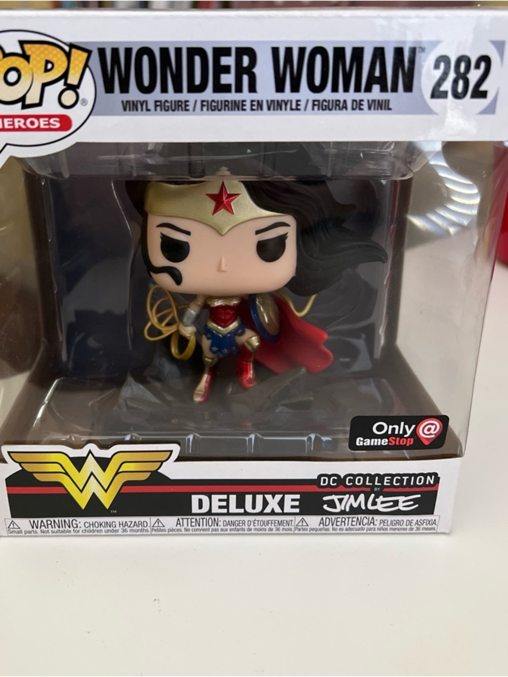 Wonder Woman Funko Pop! #282 - DC Collection by Jim Lee - GameStop Exclusive